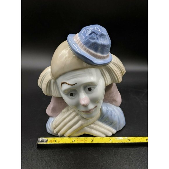 Sad Clown Porcelain Figurine Meico Paul Sebastian Collection Feelings VTG 1980s - Picture 4 of 11